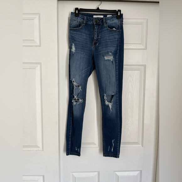 Eunina Bella Super High Rise Skinny Ankle Jeans Size 3 - Picture 3 of 11